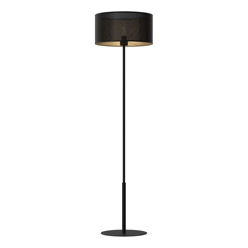 Golv lampa LOFT SHADE 1xE27/60W/230V svart/gyllene