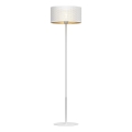Golv lampa LOFT SHADE 1xE27/60W/230V vit/gyllene