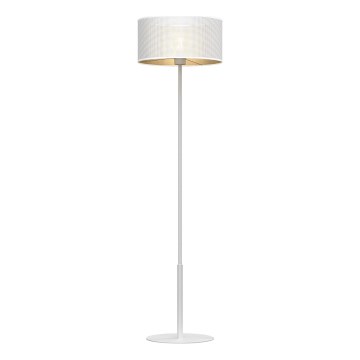 Golv lampa LOFT SHADE 1xE27/60W/230V vit/gyllene
