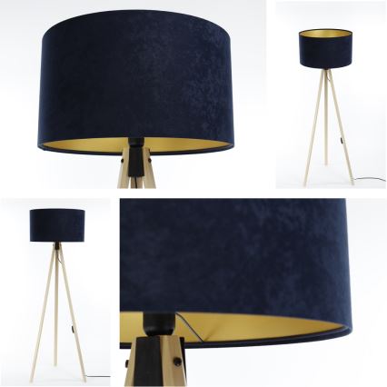 Golv lampa STANDART 1xE27/60W/230V blå/beige