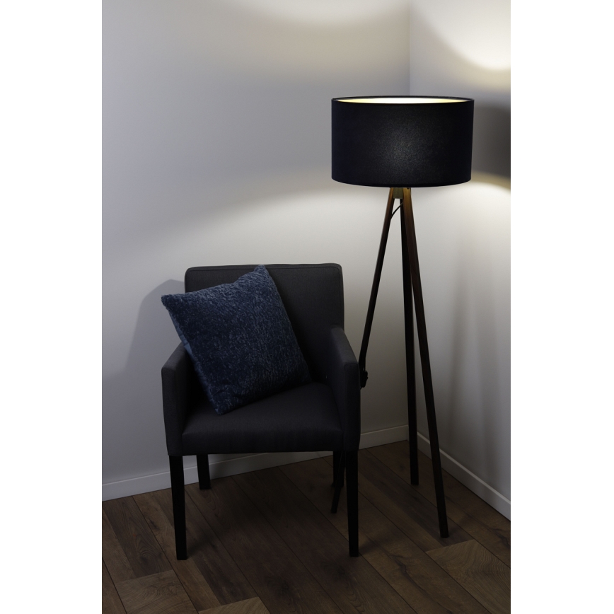 Golv lampa STANDART 1xE27/60W/230V blå/brun