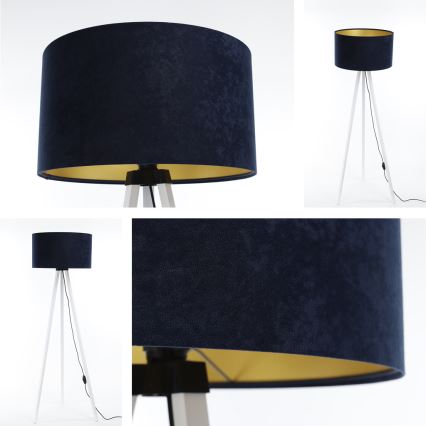 Golv lampa STANDART 1xE27/60W/230V blå/vit