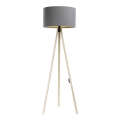 Golv lampa STANDART 1xE27/60W/230V grå/beige