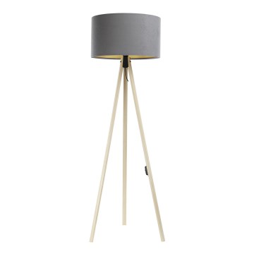 Golv lampa STANDART 1xE27/60W/230V grå/beige