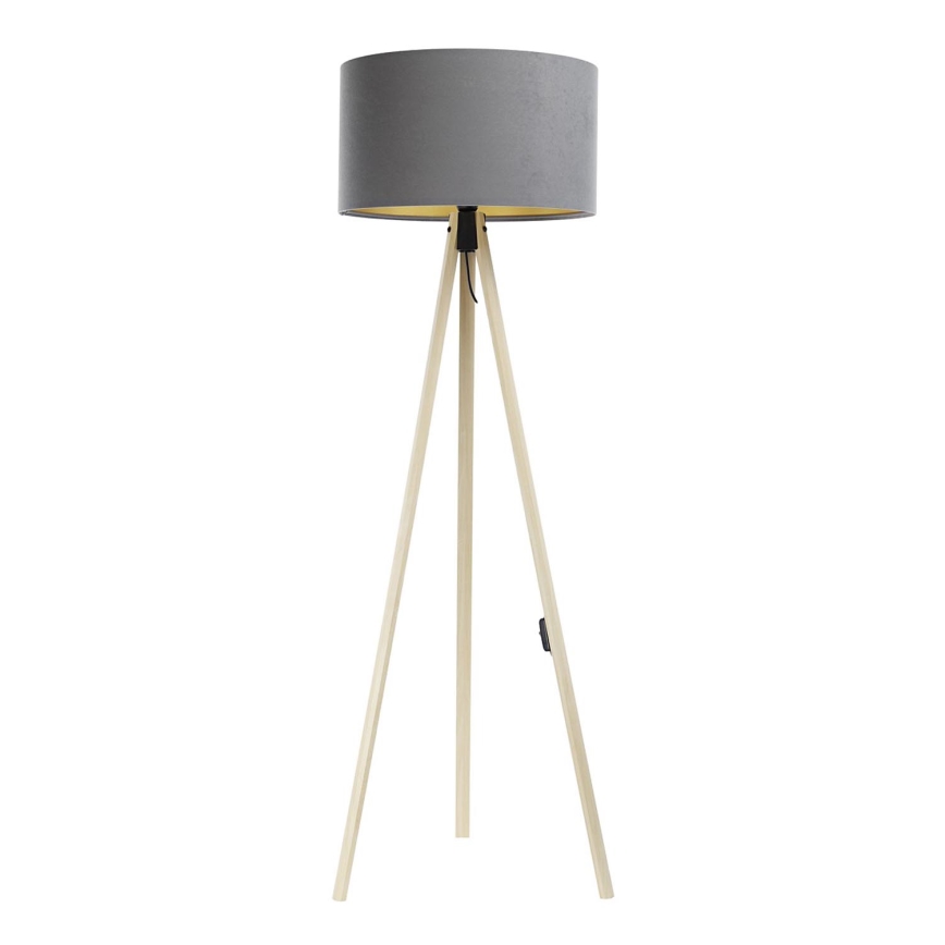 Golv lampa STANDART 1xE27/60W/230V grå/beige