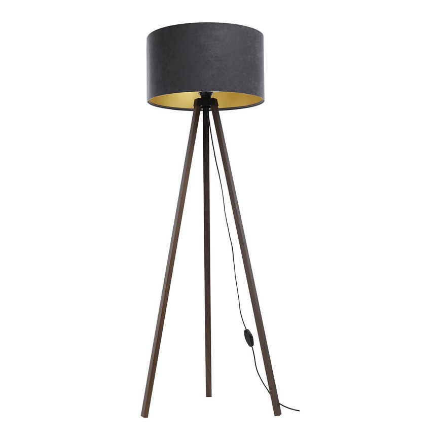 Golv lampa STANDART 1xE27/60W/230V grå/brun