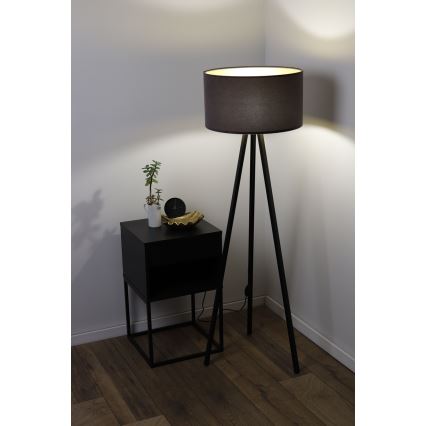 Golv lampa STANDART 1xE27/60W/230V grå/brun