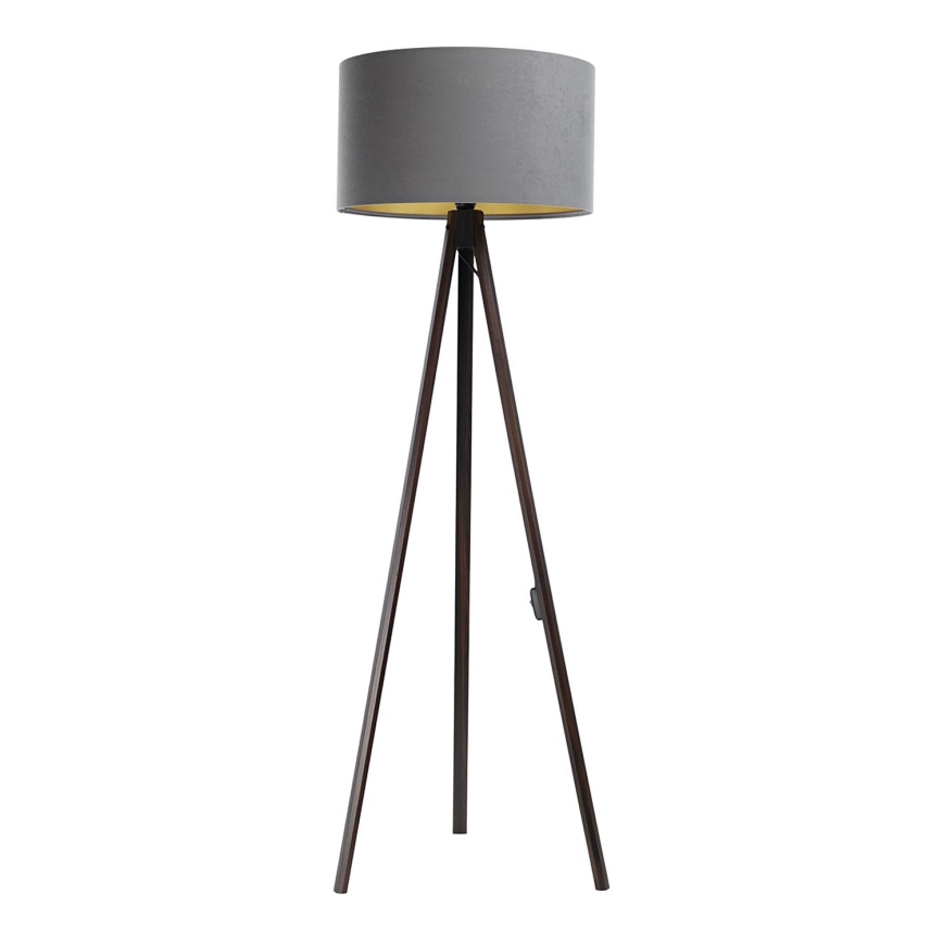 Golv lampa STANDART 1xE27/60W/230V grå/brun