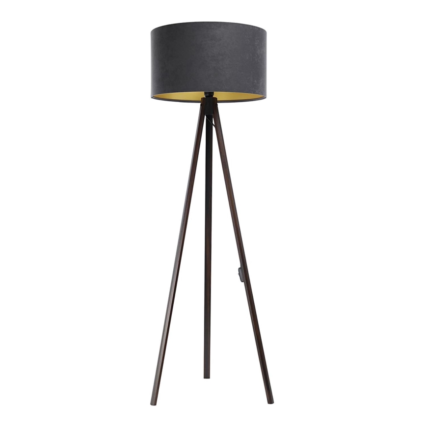 Golv lampa STANDART 1xE27/60W/230V grå/brun