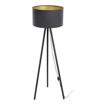 Golv lampa STANDART 1xE27/60W/230V grå/svart