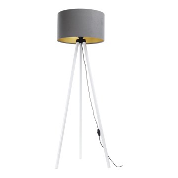Golv lampa STANDART 1xE27/60W/230V grå/vit