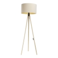 Golv lampa STANDART 1xE27/60W/230V grädde/beige