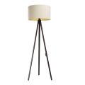 Golv lampa STANDART 1xE27/60W/230V grädde/brun