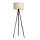 Golv lampa STANDART 1xE27/60W/230V grädde/brun