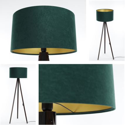 Golv lampa STANDART 1xE27/60W/230V grön/brun