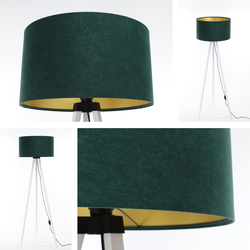 Golv lampa STANDART 1xE27/60W/230V grön/vit
