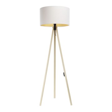Golv lampa STANDART 1xE27/60W/230V vit/beige