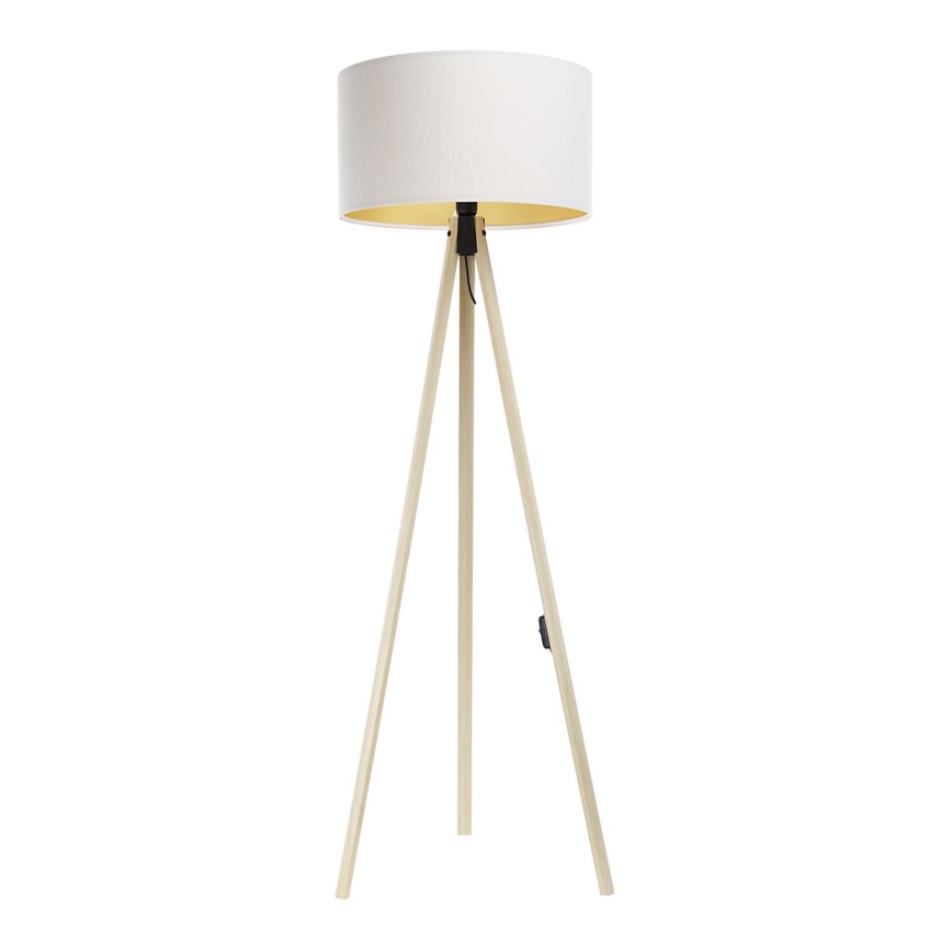 Golv lampa STANDART 1xE27/60W/230V vit/beige