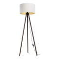 Golv lampa STANDART 1xE27/60W/230V vit/brun