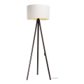 Golv lampa STANDART 1xE27/60W/230V vit/brun