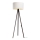 Golv lampa STANDART 1xE27/60W/230V vit/brun