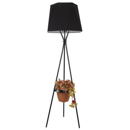 Golv lampa VENEDIK 1xE27/60W/230V svart