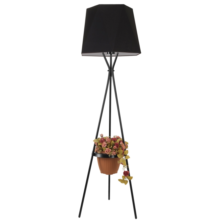 Golv lampa VENEDIK 1xE27/60W/230V svart