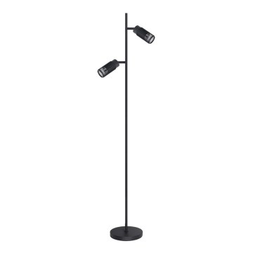 Golv lampa VERTICAL 2xGU10/8W/230V svart