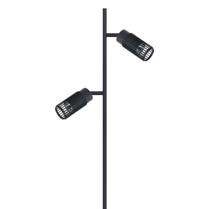 Golv lampa VERTICAL 2xGU10/8W/230V svart