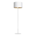 Golvampa ARDEN 1xE27/60W/230V vit/guld