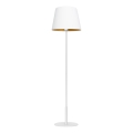Golvampa ARDEN 1xE27/60W/230V vit/guld
