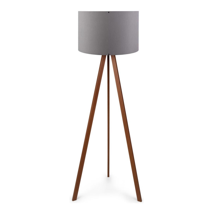 Golvampa AYD 1xE27/60W/230V grå/brun