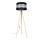 Golvampa CORAL 1xE27/60W/230V beige/svart/matt krom