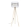 Golvampa CORAL 1xE27/60W/230V beige/vit/guld