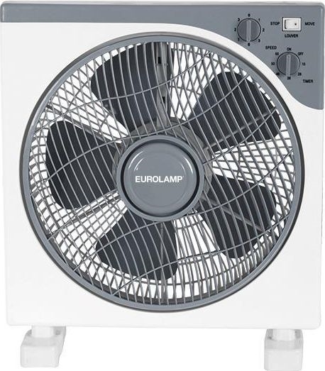 Golvfläkt 45W/230V Ø 37 cm vit/grå