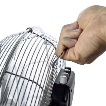 Golvfläkt VIENTO 100W/230V glänsande krom