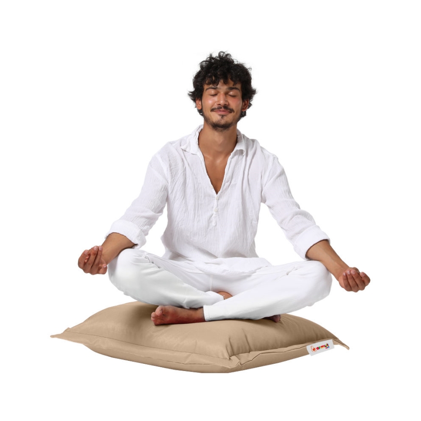 Golvkudde 70x70 cm beige