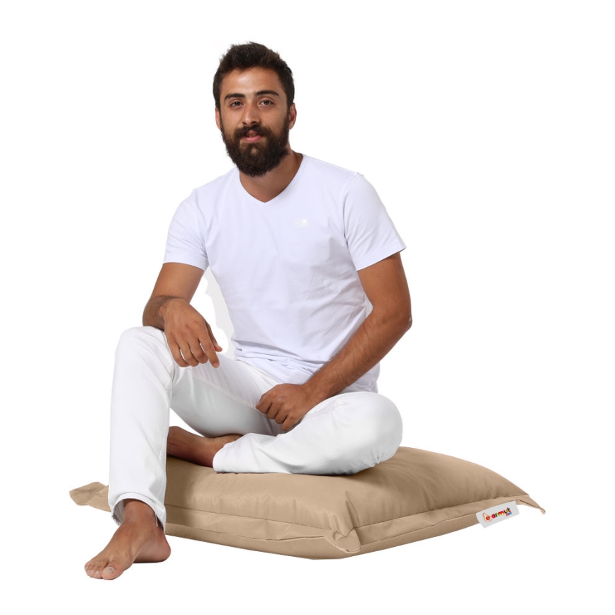 Golvkudde 70x70 cm beige
