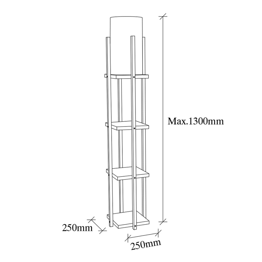 Golvlampa 1xE27/40W/230V