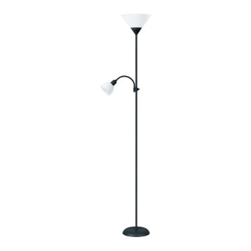 Golvlampa 1xE27/60W/230V + 1xE14/25W