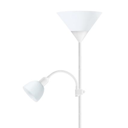 Golvlampa 1xE27/60W/230V + 1xE14/25W