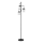 Golvlampa 3xE27/60W/230V svart/genomskinlig