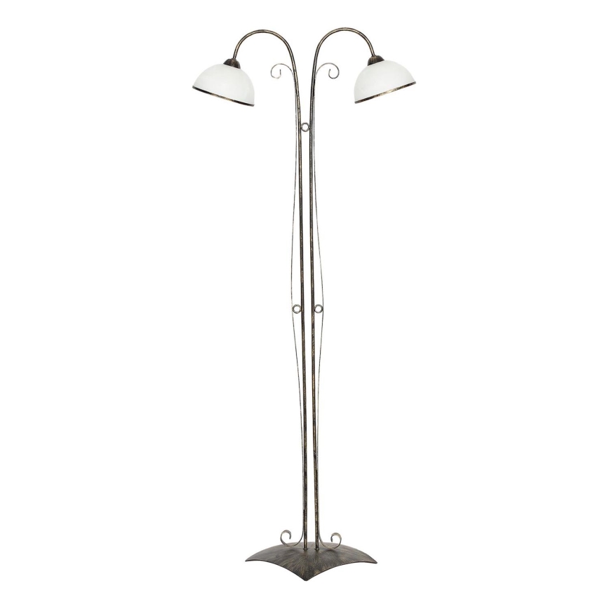 Golvlampa ANTICA 2xE27/60W/230V