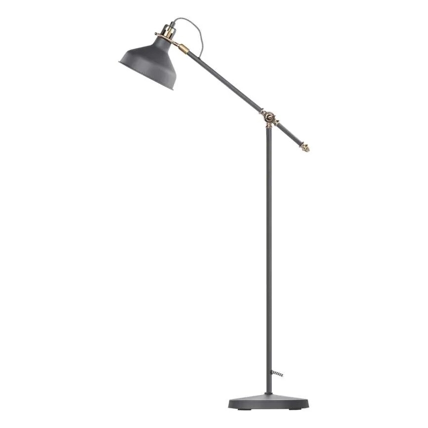 Golvlampa ARTHUR 1xE27/25W/230V grå
