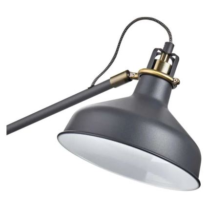 Golvlampa ARTHUR 1xE27/25W/230V grå
