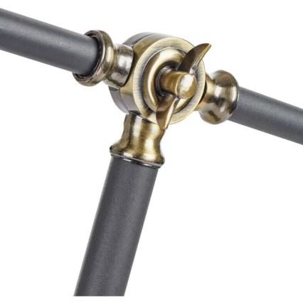 Golvlampa ARTHUR 1xE27/25W/230V grå