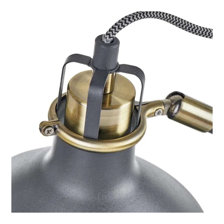 Golvlampa ARTHUR 1xE27/25W/230V grå