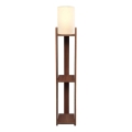 Golvlampa AYD 1xE27/40W/230V brun/creme