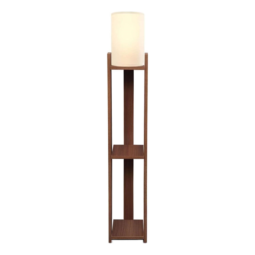 Golvlampa AYD 1xE27/40W/230V brun/creme