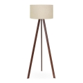 Golvlampa  AYD 1xE27/60W/230V beige /brun